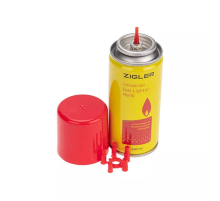 Газ для зажигалок метал.балон 140 мл.(5переходников) REXANT