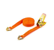 РЕМЕНЬ КРЕПЛЕНИЯ ГРУЗА ZIZAY лента 25мм, 800/1600кг, 5 метров механизм 110 мм на 800 DaN