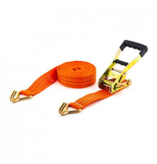 РЕМЕНЬ КРЕПЛЕНИЯ ГРУЗА ZIZAY лента 50мм, 2500/5000кг, 10 метров механизм 230 мм на 2500 DaN