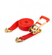 РЕМЕНЬ КРЕПЛЕНИЯ ГРУЗА ZIZAY лента 55мм, 5000/10000кг, 10 метров механизм 230 мм на 5000 DaN