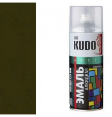 Краска универсальная хаки RAL-6014 KUDO аэрозоль 520мл