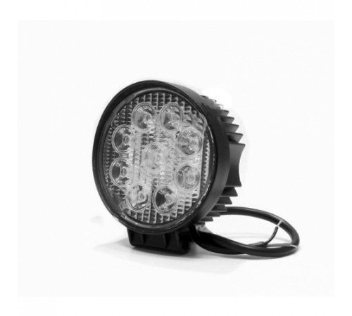 Фара светодиод. дополнит.  9 Cree smd 27Вт, 10-30 В, кругл. 110мм 1 штука