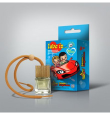 Ароматизатор LOVE IS...бутылочка с дер. крышкой БАНАН-КЛУБНИКА 6мл ~