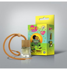 Ароматизатор LOVE IS...бутылочка с дер. крышкой КОКОС-АНАНАС 6мл ~