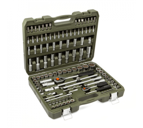 Набор головок 108предм 1/4,1/2 12-гр с принадлежностям ДТ
