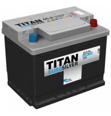 Аккумулятор TITAN EUROSILVER (6СТ-65) 620 мАч, L+ (242 х 175 х 190)