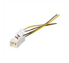 Колодка 2 контакт 6,3мм с проводами