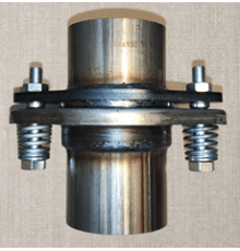 Фланец в сборе демпферный для труб 60мм (2фланца+кольцо+болты+пружины)