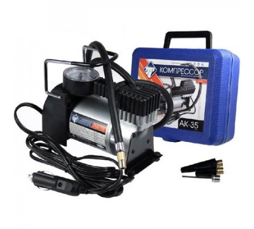 Компрессор Nova Bright АК-35, до 35 л/мин 12В,металл. корпус, пластик.кейс