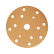 Круг абразивный SUNMIGHT B312TV 150мм P280 на липучке,15 отв., золотистый