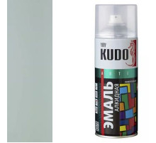 Краска универсальная Светло-серая RAL-7035 KUDO аэрозоль 520мл