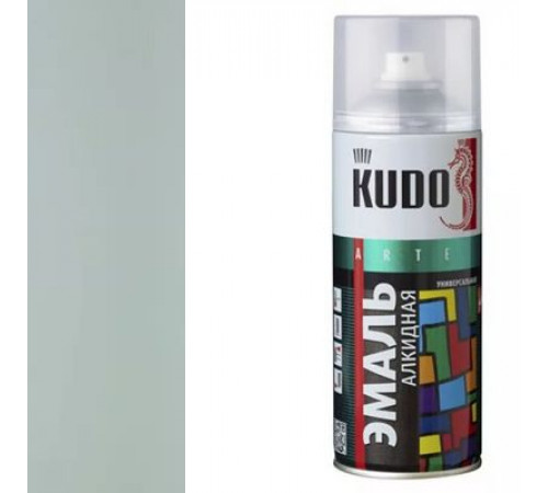 Краска универсальная Светло-серая RAL-7035 KUDO аэрозоль 520мл