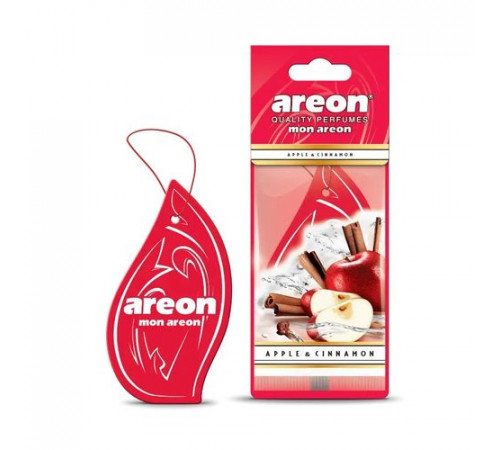 Ароматизатор AREON бумажный MON Apple&Cinnamon(Яблоко-Корица)~