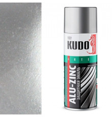 Краска универсальная защитная алюминиево-цинковая KUDO аэрозоль 520мл