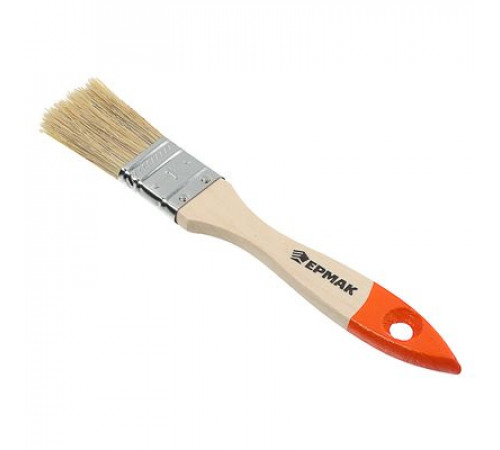 Кисть малярная плоская Basic нат. щетина 1 (25мм) ЕРМАК