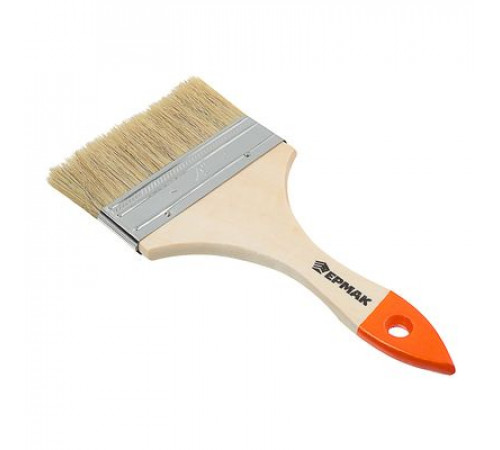 Кисть малярная плоская Basic нат. щетина 4 (100мм) ЕРМАК