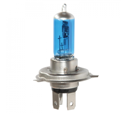 Лампа H4 12V 100/90W Blue P43t Диалуч белый свет ЛЧ137В