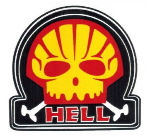 Наклейка Шелл БОЛЬШАЯ