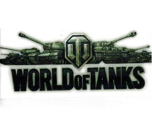 Наклейка Ворлд оф танк-2 13х32см