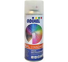 Краска универсальная Odihel алкидная цинково-желтый(RAL 1018) аэр. 520мл_