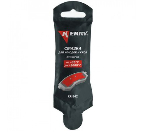 Смазка для тормозных колодок и скоб суппорта антискрип 5г. KERRY