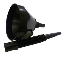 Воронка автомобильная с ручкой, диаметр 160 мм (разборная с гофрированным носиком)