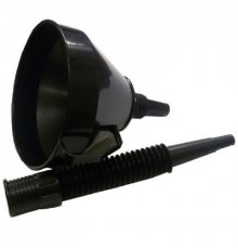 Воронка автомобильная с ручкой, диаметр 160 мм (разборная с гофрированным носиком)