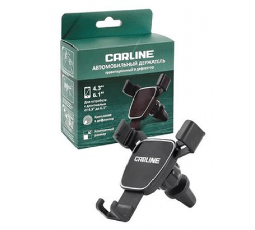 Держатель моб. устройств гравитационный CARLINE на дефлектор