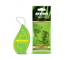 Ароматизатор AREON бумажный MON Green Tea&Lime(Зеленый Чай-Лайм)~