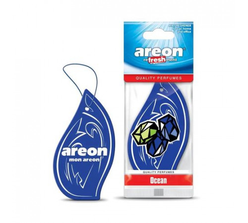 Ароматизатор AREON бумажный CLASSIC REFRESHMENT Ocean(Океан)~