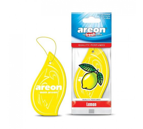 Ароматизатор AREON бумажный CLASSIC REFRESHMENT Lemon(Лимон)~