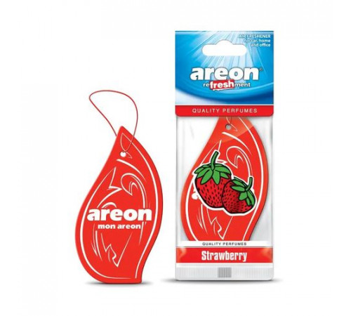Ароматизатор AREON бумажный CLASSIC REFRESHMENT Strawberry(Клубника)~