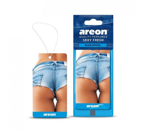 Ароматизатор AREON бумажный SEX DRIVE Black Crystal\Черный Кристалл)~