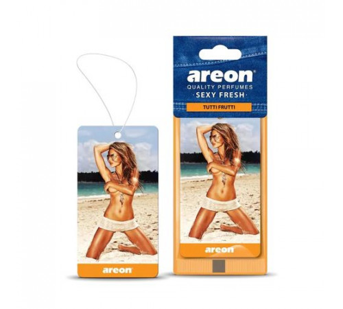 Ароматизатор AREON бумажный SEX DRIVE Tutti Frutti(Тутти Фрутти)~