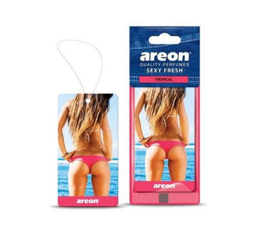 Ароматизатор AREON бумажный SEX DRIVE Tropical(Тропик)~