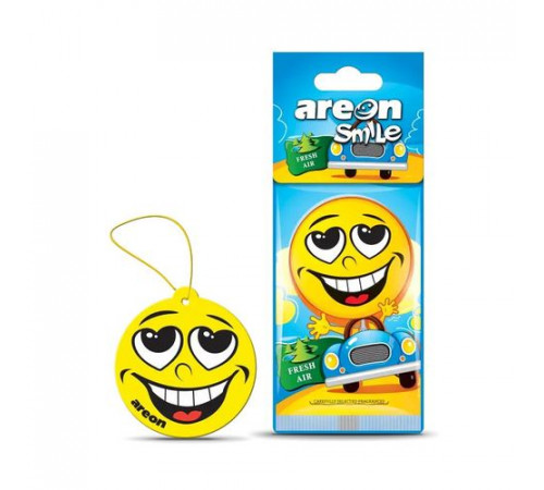 Ароматизатор AREON бумажный SMILE RING (Fresh Air/Свежий Воздух)~