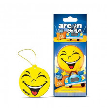 Ароматизатор AREON бумажный SMILE RING (New Car/Новая Машина)~-ЧЗБ