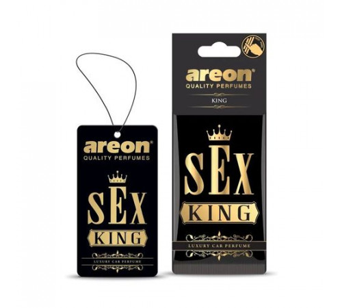 Ароматизатор AREON бумажный SEX DRIVE SEX  Sex King~