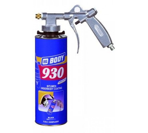 Антигравий BODY 930 черный 1кг шумопоглощающий Жидкий локер(евробалон под пистолет)