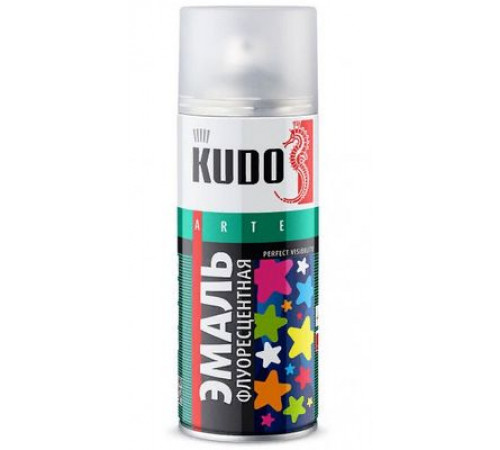 Краска флуоресцентная зеленая 520мл. KUDO аэрозоль 520мл