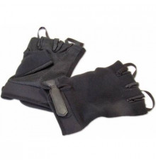 Перчатки  туристические "СЛЕДОПЫТ", черные, без пальцев, размер XL
