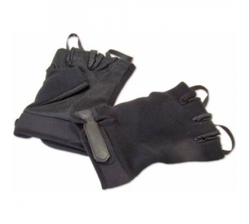 Перчатки  туристические "СЛЕДОПЫТ", черные, без пальцев, размер XL