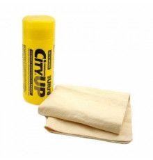 Салфетка замша большая CA-221 в тубусе City UP 64*43см