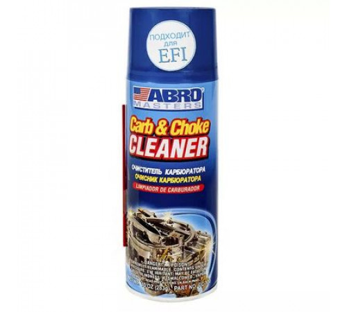 Очиститель карбюратора 400 мл. ABRO Masters аэрозоль