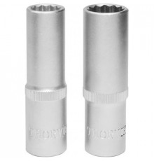 Головка 19 мм 1/2 12-ти гранная удлиненная / THORVIK