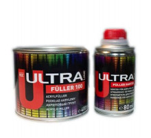 Грунт акриловый Novol+отв. 100 ULTRA FULLER 5+1  0,4л+0,08л серый