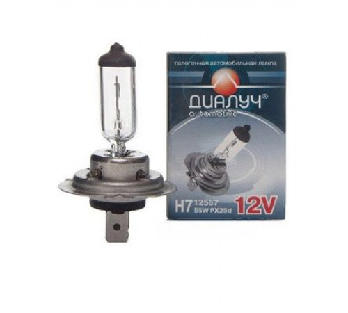 Лампа H7 12V 55W standart PX26d Диалуч ЛЧ130