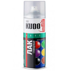 Лак универсальный акриловый глянцевый KUDO аэрозоль 520мл