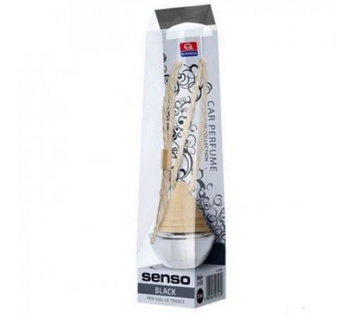 Ароматизатор Др.Маркус Senso Wood бутылочка с дер. крышкой Black ~