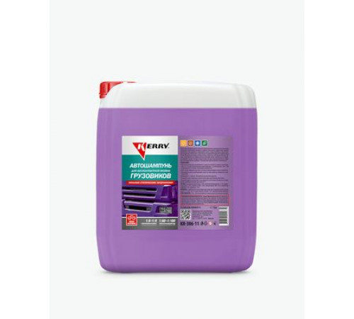 Автошампунь для бесконтактной мойки грузовиков KR-306-11 KERRY 5л. @ ~